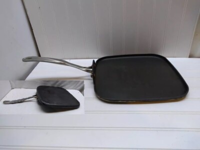 Calphalon Griddle Skillet 11'' Anodized Aluminum Non-Stick Square Flat Grill Pan