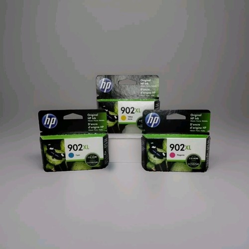 HP 902XL Tintenpatronen 3 Stück Set - Tri-Color Yellow, Cyan, Magenta
