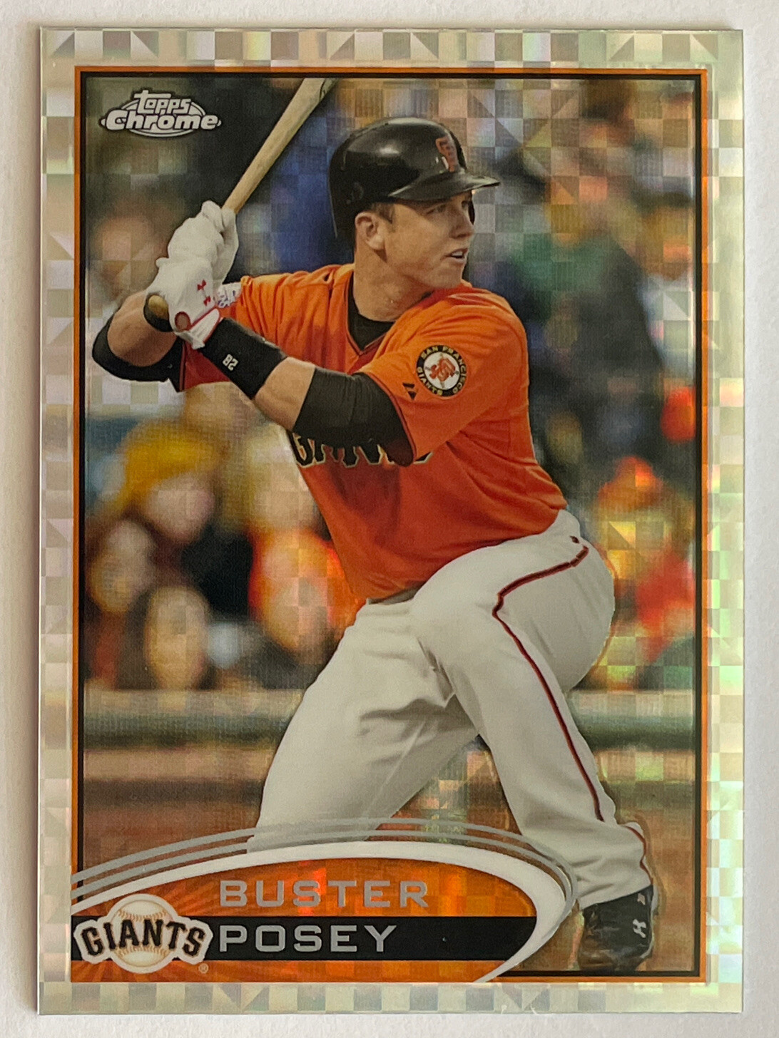 Buster Posey 2012 Topps Chrome X-Fractor #24 - SF Giants