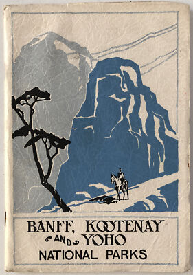 1934 Banff Kootenay and Yoho National Parks Brochure-M