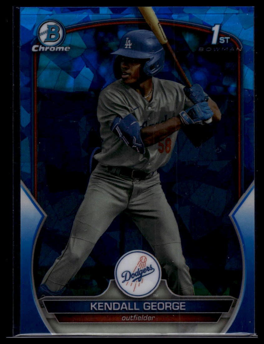 2023 Bowman Draft Sapphire Edition #BDC-190 Kendall George