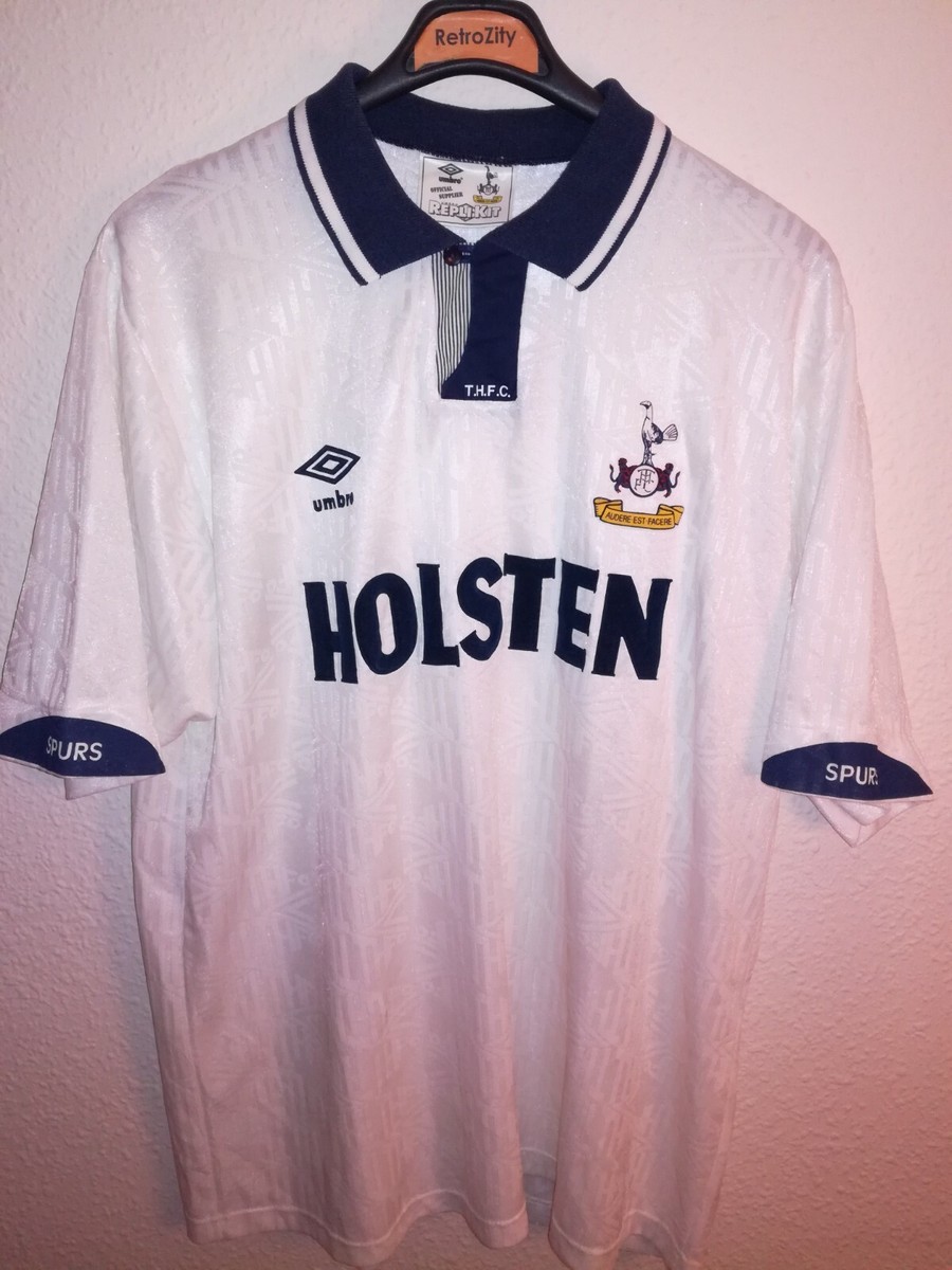 T-Shirt Officiel Tottenham Hotspur Années 90 Umbro Taille XL Publicité
