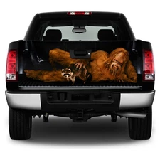 Universal Tailgate Vinyl Graphic Decal Bigfoot - Trim to fit any Vehicle