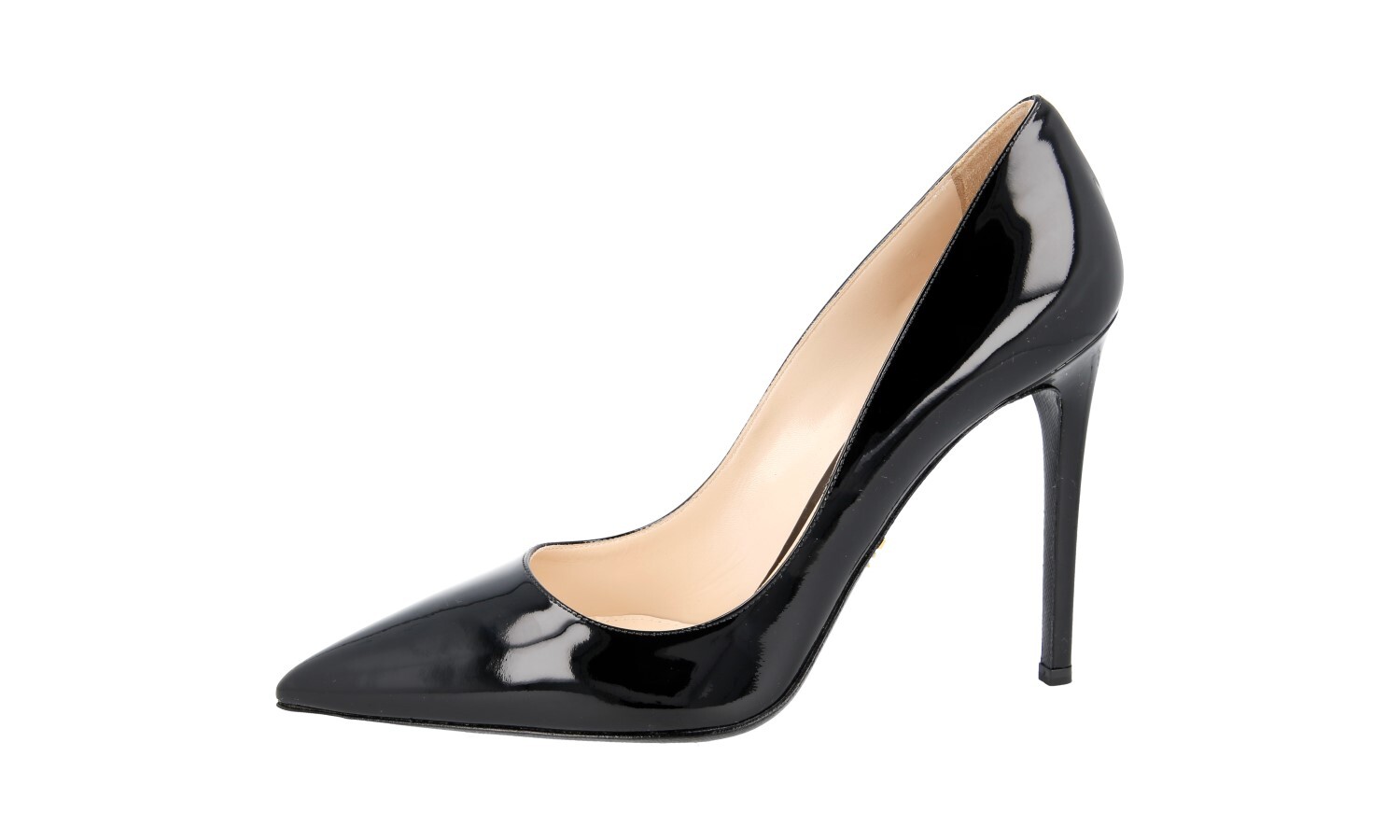 PRADA Patent Leather High Heels Stilettos Pumps 1I939F Black -  37 UK 4 image 3
