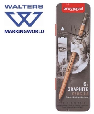 Graphitstifte | Künstler Bruynzeel Ausdruck Zeichnung Skizzieren | Blech 6 Bleistift