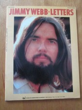 Jimmy Webb-Letters Song book fine Jimmy Webb-Letters Song book fine