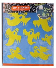12" Sheet Glow in the Dark Halloween Stickers Walls Windows Fridge Desk Decor