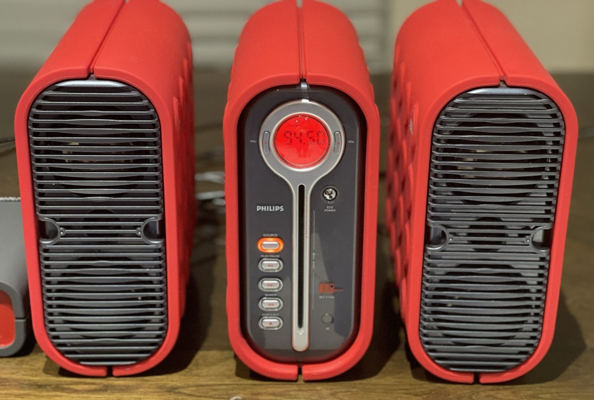 Philips Micro Hi-Fi System MZ-1100/37- MP3 W/ Both Speakers | eBay