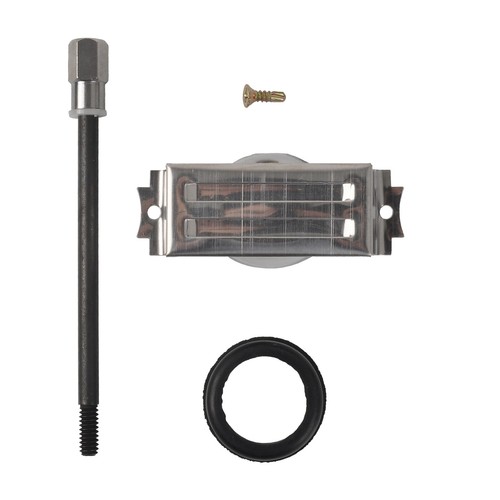 Cubiertas de válvula cortas con aletas y medio filtro de aire ovalado de 12" BK para 87-97 SBC Chevy 350 - Imagen 8 de 8