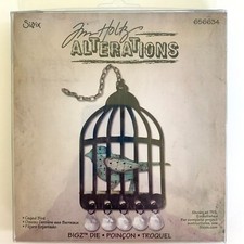 Sizzix Tim Holtz Alterations Bigz Die CAGED BIRD 656634