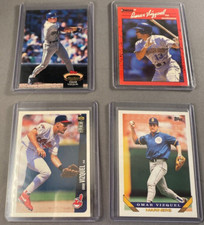 (4) Omar Vizquel Collectable Baseball MLB Card Lot