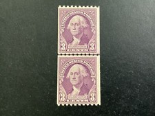 ICOLLECTZONE US 722 Coil Line Pair VF NH