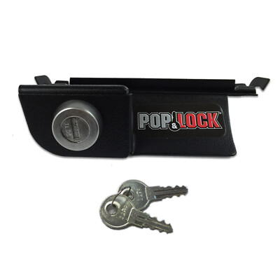 Pop & Lock PL3400 Black Armored Steel Manual Tailgate Lock for 02-08 Ram 1500