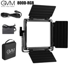 GVM 800D-RGB RGB LED Video Light Panel Studio Photography Lighting 3200K-5600K