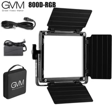 GVM 800D-RGB RGB LED Video Light Panel Studio Photography Lighting 3200K-5600K