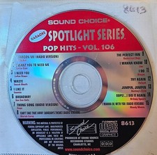 SC8613 POP HITS   SOUND CHOICE KARAOKE CDG LOT T