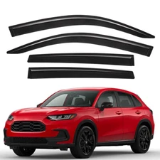 Tape-on Window Visors Sun Rain Guards Wind Deflectors For 2023-2025 Honda HR-V 