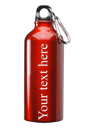 Bouteille D'eau En Verre BKR Lucia 500 Ml - Rouge - Avec Protection Silicone - Rare