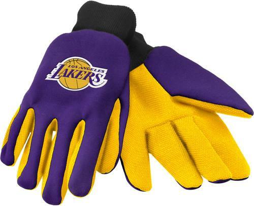 LOG ANGELES LAKERS UTILITY GLOVE OFFICIALLY LICENSED PRODUCT - Picture 1 of 1