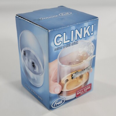 Fred & Friends CLINK! Ball Game Rocks Glass Fun Drinking Friends Patry Activity