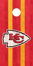 Chiefs cornhole board vinyl wraps