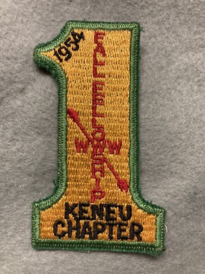 (jab-37)  Boy Scouts-  WWW Keneu Chapter / Owasippe - 1954 Fellowship patch