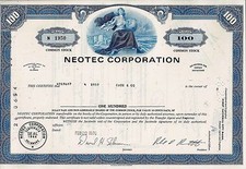 NEOTEC Corporation, Delaware, 1970  (100 Shares)