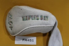 Naples Bay 40W Golf Club Headcover FM451 USED