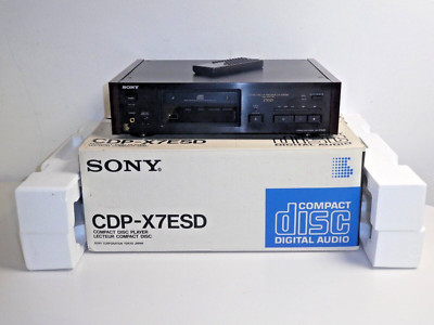 Sony CDP-X7ESD high-end CD player black in original packaging including remot...