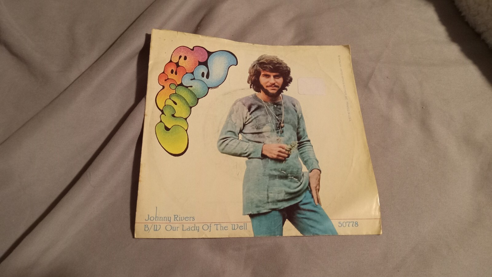 JOHNNY RIVERS Sea Cruise 45 UNITED ARTISTS Picture Sleeve Only NO RECORD D 50