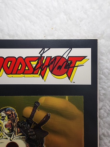 BLOODSHOT 1 1993, VALIANT COMICS Autographed by writer Kevin Van Hook - Picture 4 of 5