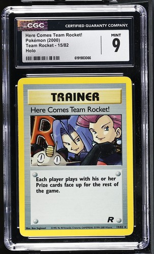 Here Comes Team Rocket! (Unlimited) graded CGC 9 for sale on eBay