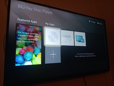 Sony BDP-S3700 Streaming Blu-ray  DVD Player  No Remote Control