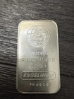 Engelhard 1 Troy oz Silver Bar W Vintage .999 Fine Silver with Serial Number