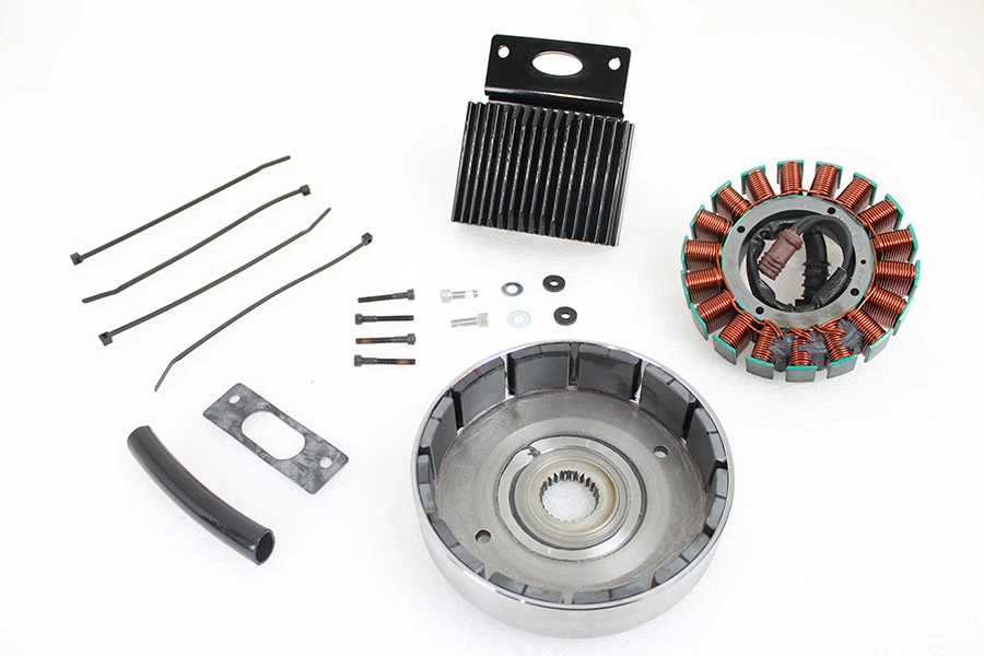 Kit de alternador trifásico FLT 56 amperios para Harley Davidson Foto 4 de 4