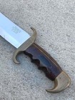 Vtg. Jaws 722 Curved 440 Stainless Steel Sword Knife with Alligator Style Sheath — photo 5