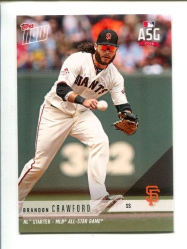 2018 Topps Now AS-6 Brandon Crawford