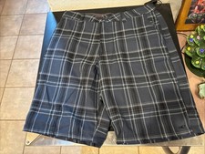 O'Neill Plaid shorts 34 Navy blue Black Gray