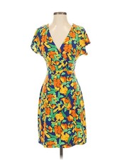 Nine West Women Yellow Cocktail Dress XS