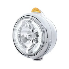 United Pacific 32438 Chrome Guide 682-c Headlight H4 W White Led United Pacific 32438 Chrome Guide 682-c Headlight H4 W White Led