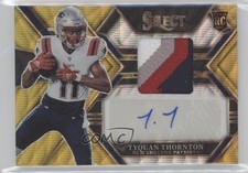 2022 Panini Select Gold Wave Prizm Tyquan Thornton #RSM-TT Auto 03r2