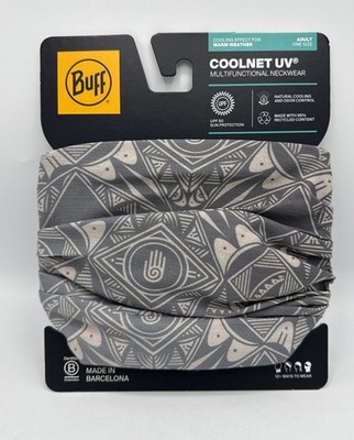 Buff Coolnet UV Essi Flint Blue Gray Multifunctional Neckwear NEW! UPF 50