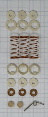 King Trumpet Valve Repair Kit, Old Style w/springs on top of piston