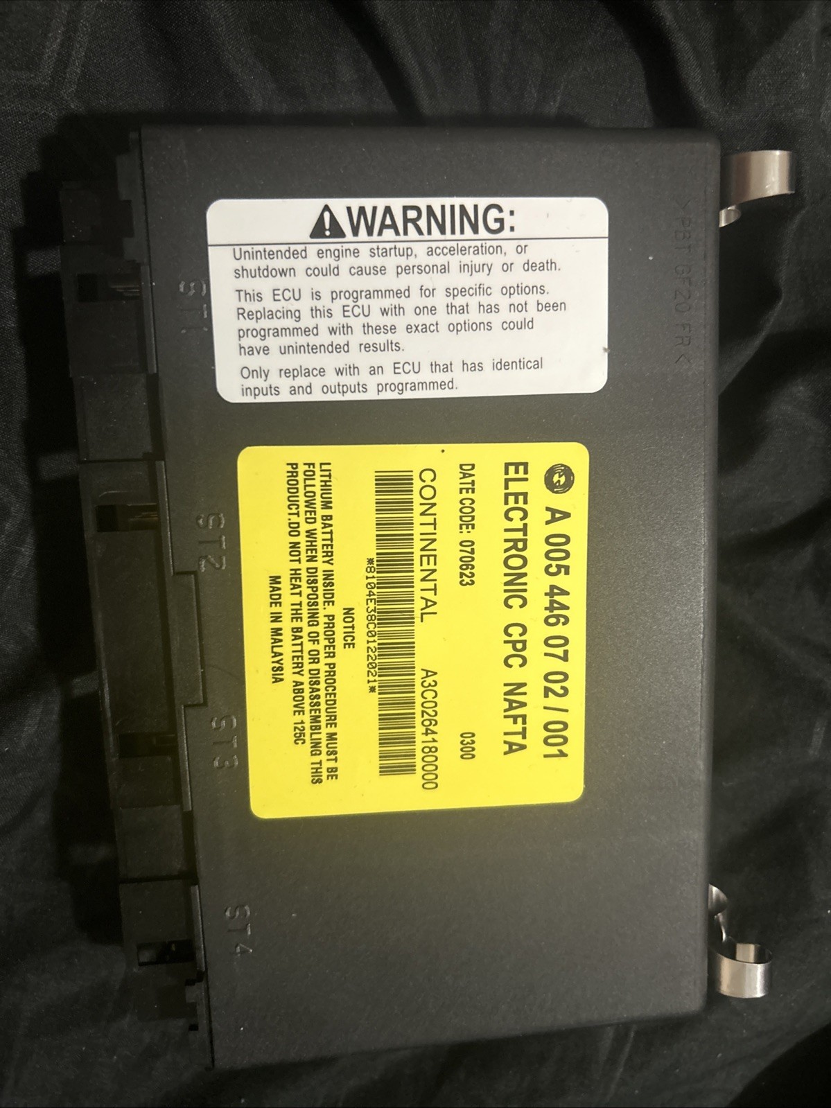 Detriot Diesel Electronic CPC NAFTA P/N A 005 446 07 02/001