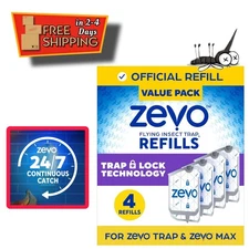 Zevo Flying Insect Trap Refill, Zevo refill cartridges, Zevo standard refill