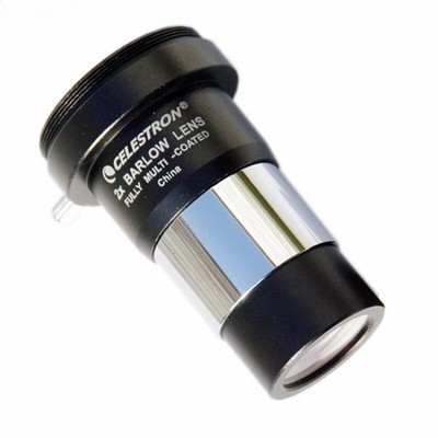Celestron Metal 2x Barlow Lens (1.25-inch) with M42 Camera Adapter Telescopes