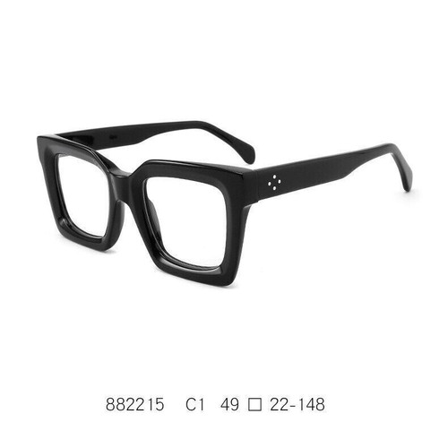 Acetate Eyeglass frame Retro Man Womens Spectacle Square Glasses Eyewear- - Bild 9 von 16