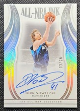 2024-25 Panini Flawless All-NBA Ink Dirk Nowitzki Dallas Mavericks HOF AUTO /25
