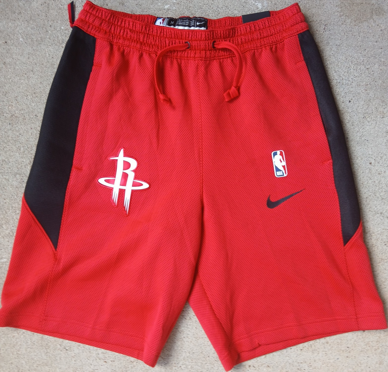NWT Nike NBA Houston Rockets Mesh Athletic Shorts Red Men's M Basketball