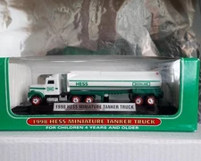 Hess 1998 Hess Miniature Tanker Truck Mint In Box